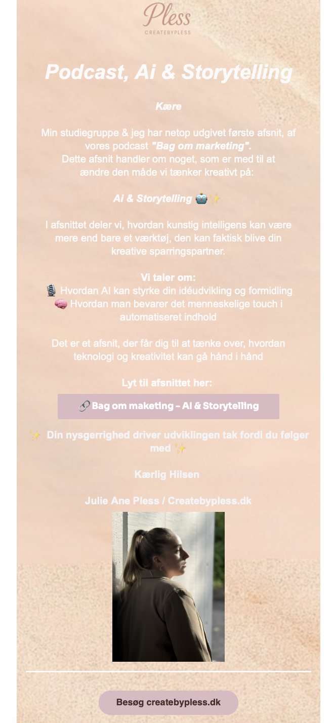 Klaviyo email 2 - podcast